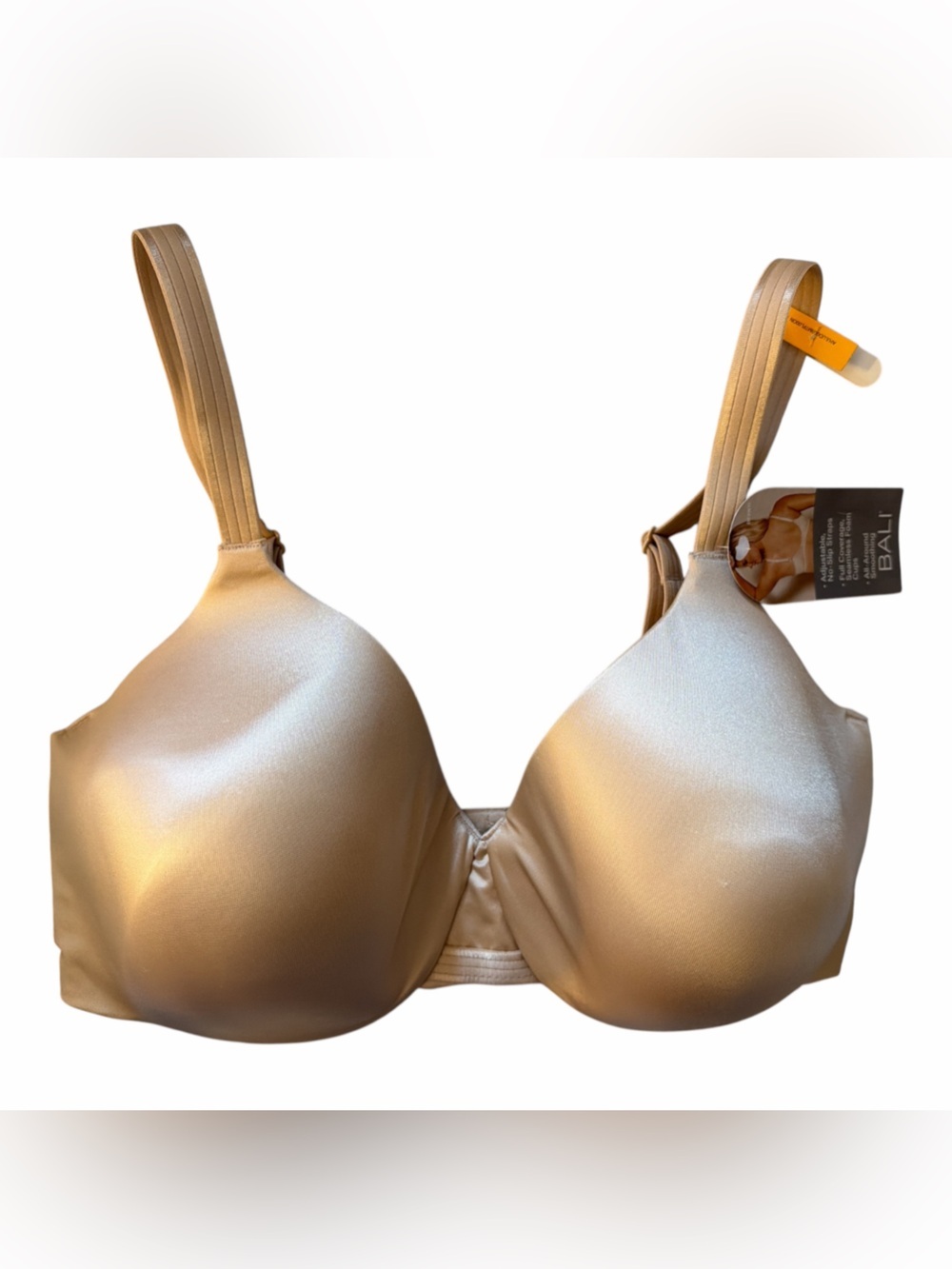Bali Smooth Nude T-Shirt Bra - Seamless Support 34DD New